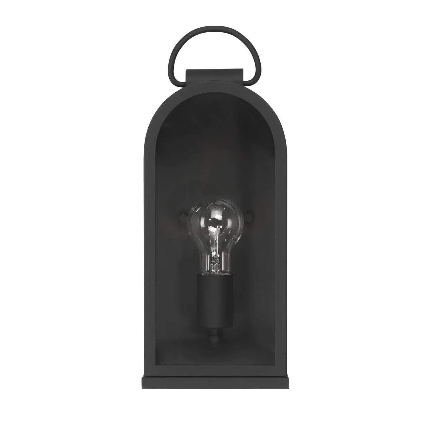 Kendra Bell Outdoor Wall Light in Matte Black