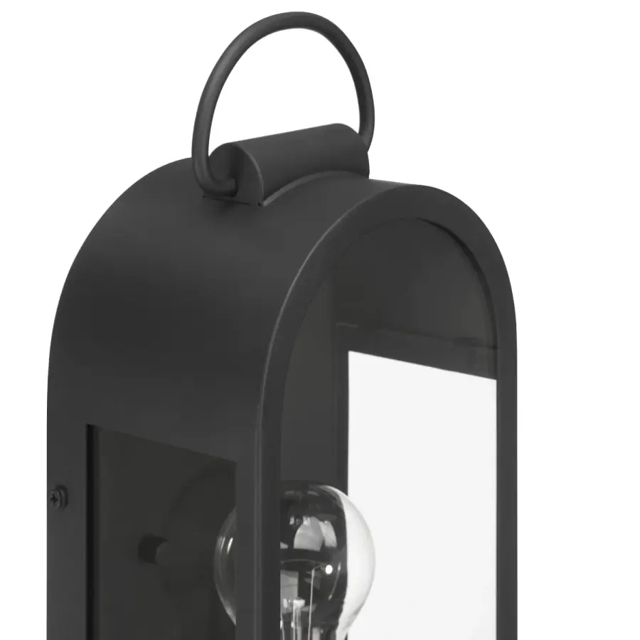 Kendra Bell Outdoor Wall Light in Matte Black - Image 9