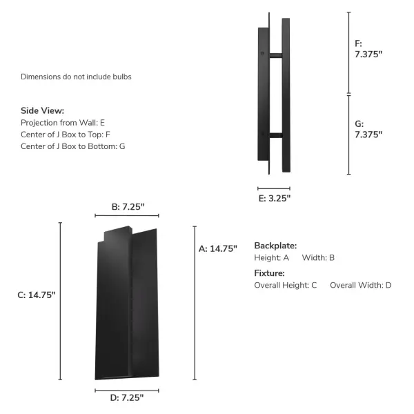 Canoga LED Outdoor Wall Mount in Matte Black - Image 4