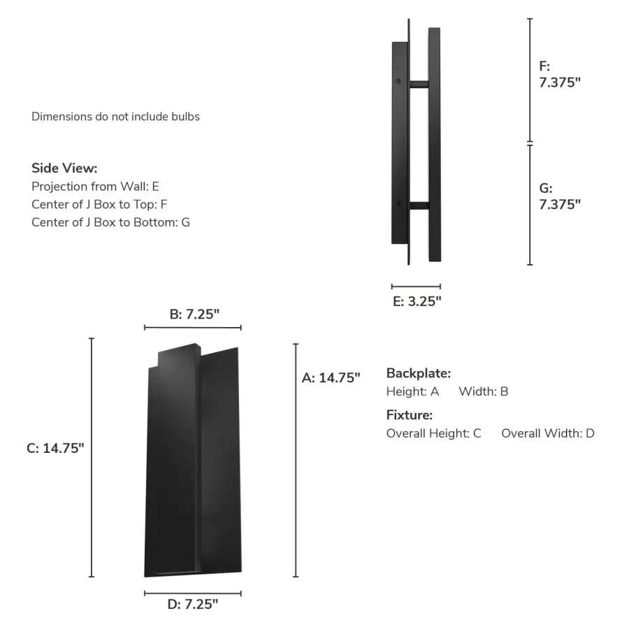 Canoga LED Outdoor Wall Mount in Matte Black - Image 4
