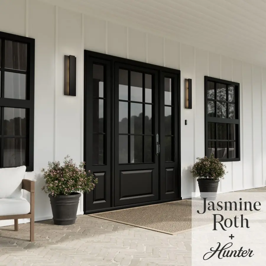Canoga LED Outdoor Wall Mount in Matte Black - Image 2