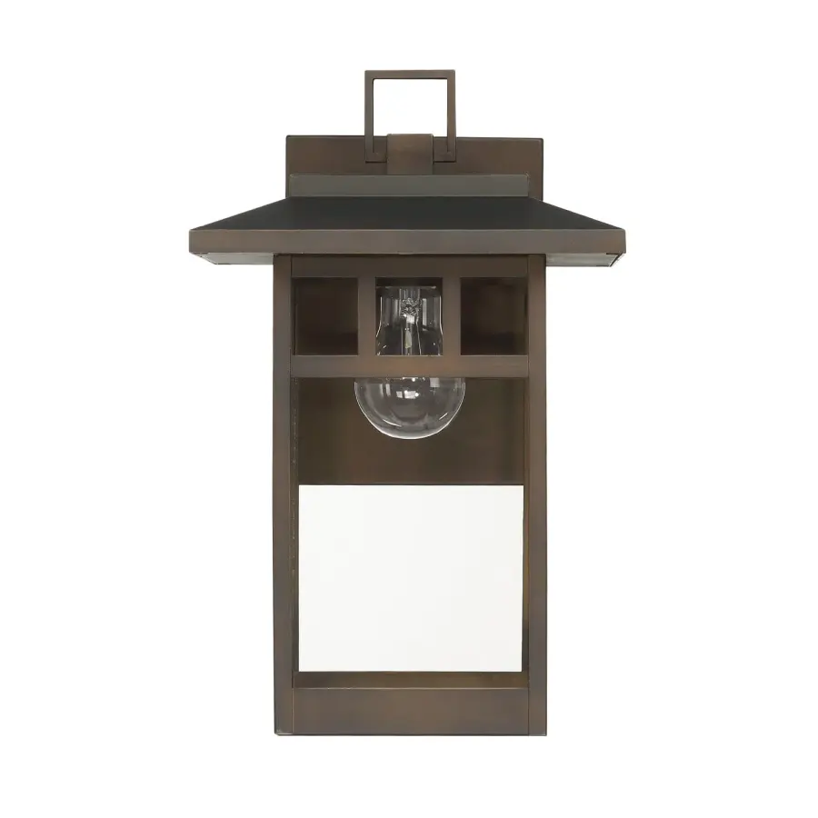 Yancy House Outdoor Wall Light in Matte Bronze - Image 12