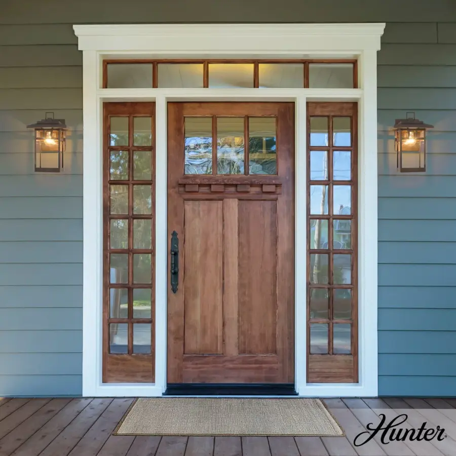 Yancy House Outdoor Wall Light in Matte Bronze - Image 3