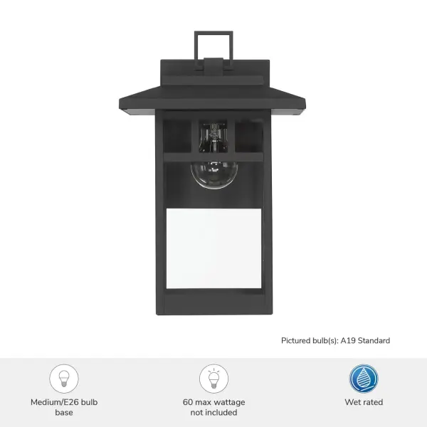 Yancy House Outdoor Wall Light in Matte Bronze - Image 6