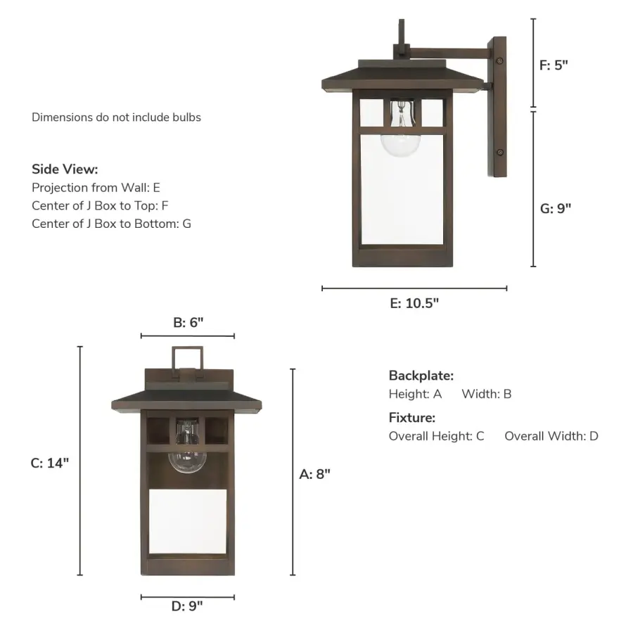 Yancy House Outdoor Wall Light in Matte Bronze - Image 7