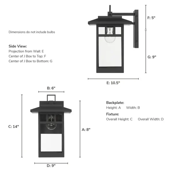 Yancy House Outdoor Wall Light in Matte Bronze - Image 8
