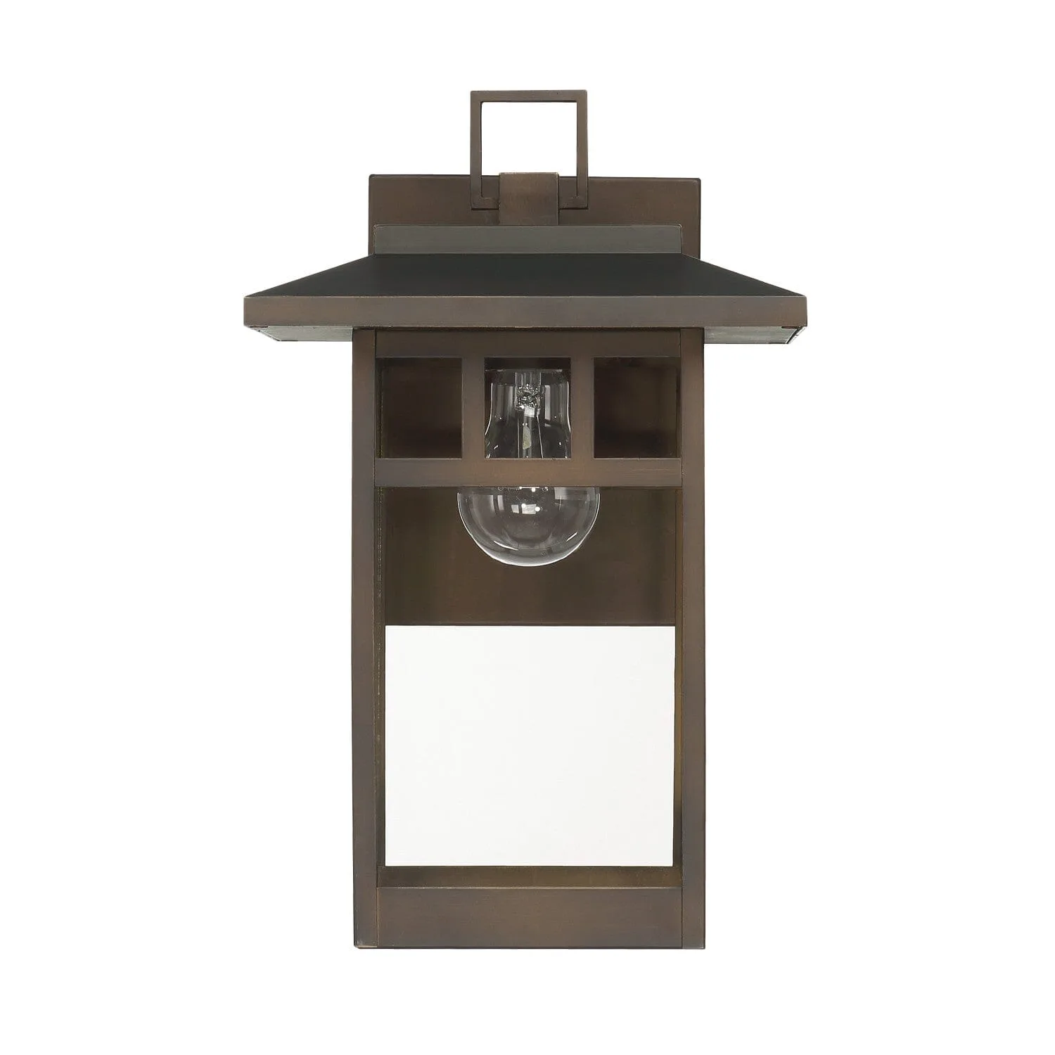 Yancy House Outdoor Wall Light in Matte Bronze