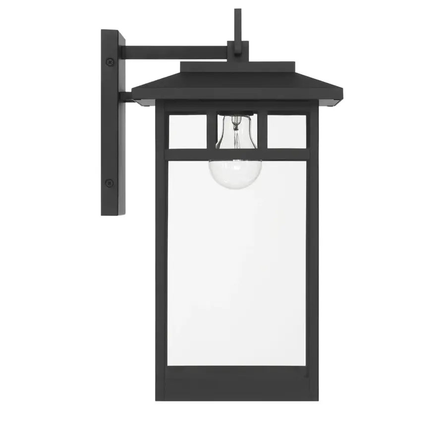 Yancy House Outdoor Wall Light in Matte Black - Image 14