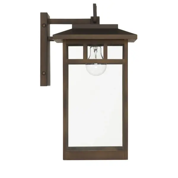 Yancy House Outdoor Wall Light in Matte Black - Image 15