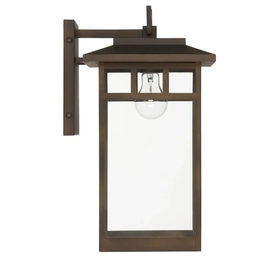 Yancy House Outdoor Wall Light in Matte Black - Image 15