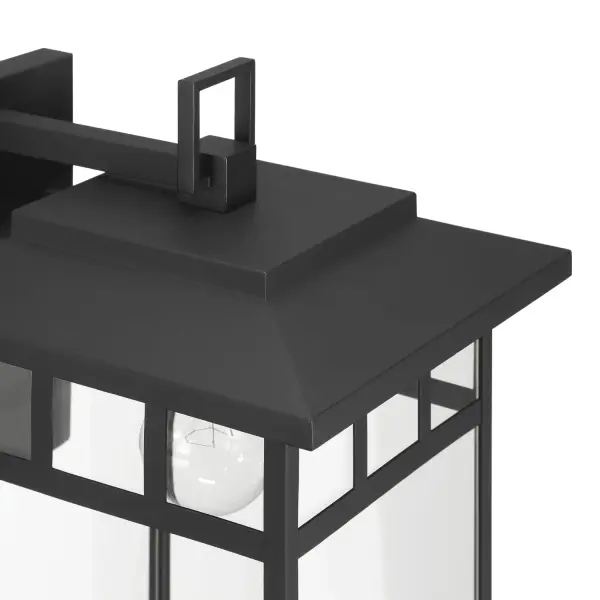 Yancy House Outdoor Wall Light in Matte Black - Image 16
