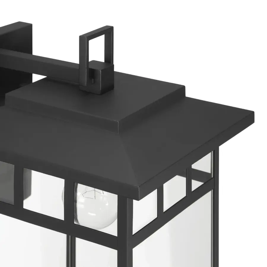 Yancy House Outdoor Wall Light in Matte Black - Image 16