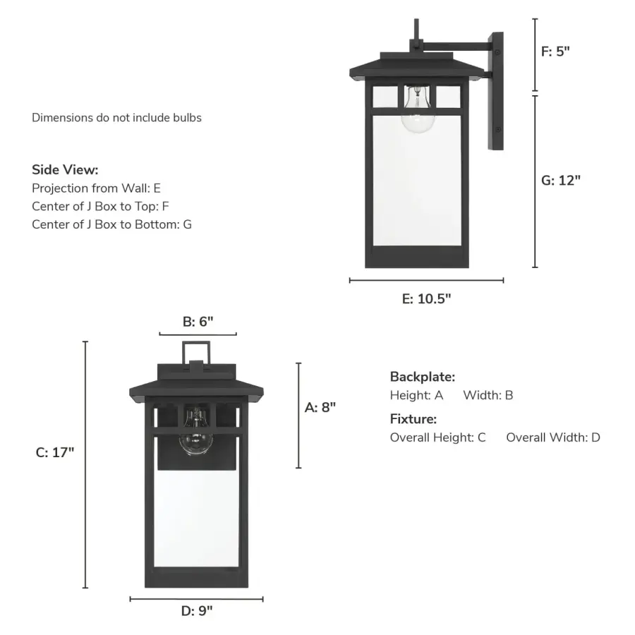 Yancy House Outdoor Wall Light in Matte Black - Image 7