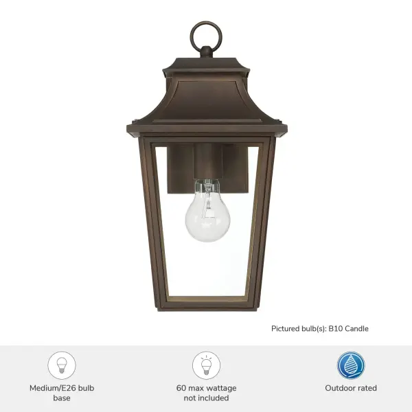 Spring Cove Outdoor Wall Light in Matte Bronze - Image 6