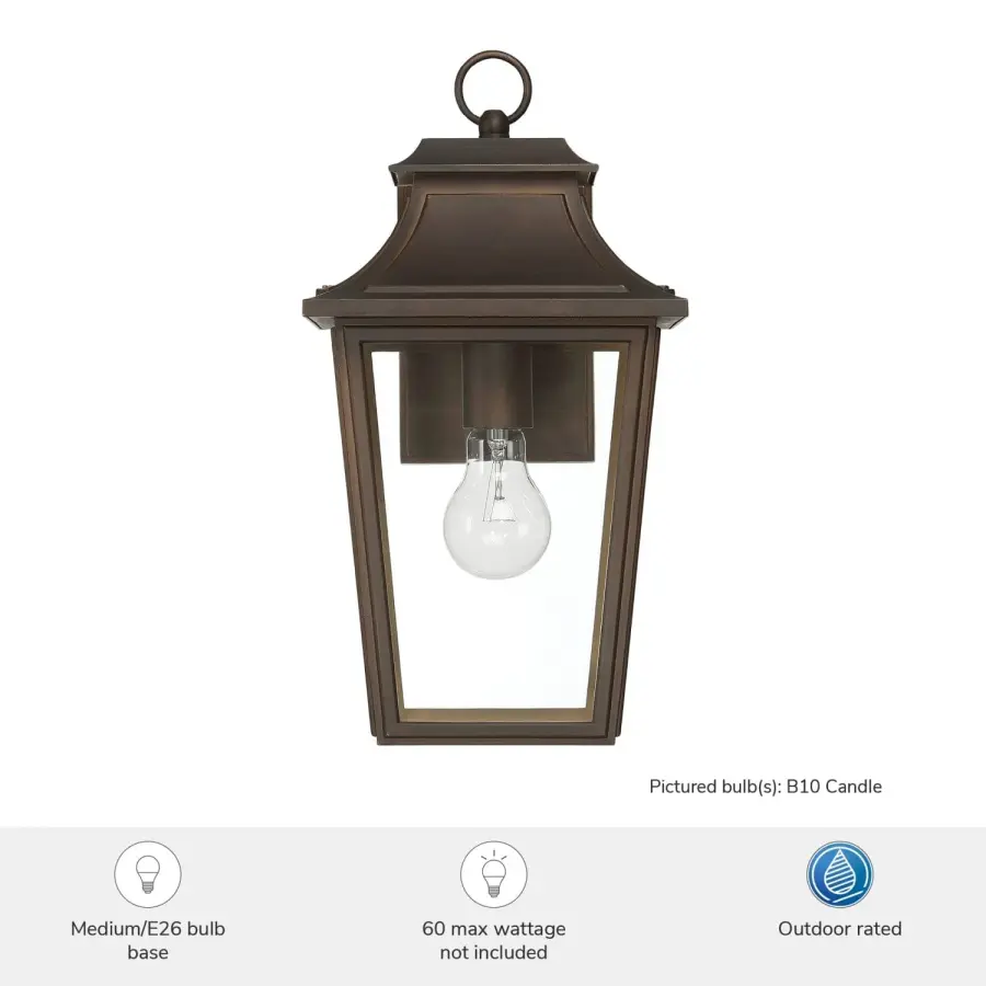 Spring Cove Outdoor Wall Light in Matte Bronze - Image 6