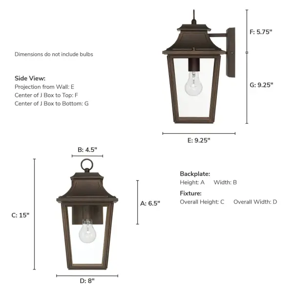 Spring Cove Outdoor Wall Light in Matte Bronze - Image 8