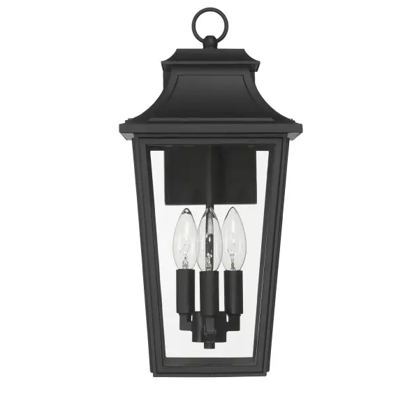 Spring Cove Three Light Outdoor Wall Mount in Matte Black - Image 12