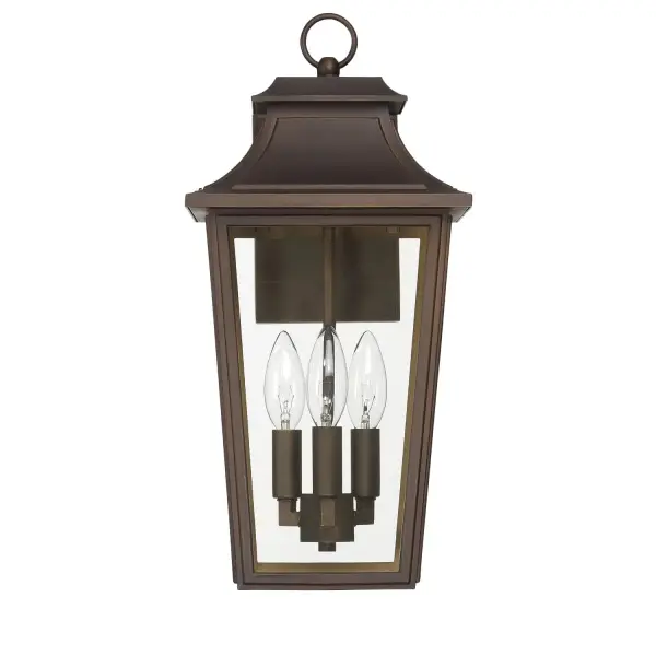 Spring Cove Three Light Outdoor Wall Mount in Matte Black - Image 13