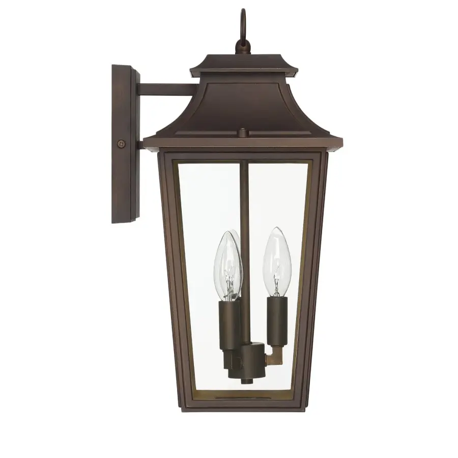 Spring Cove Three Light Outdoor Wall Mount in Matte Black - Image 15