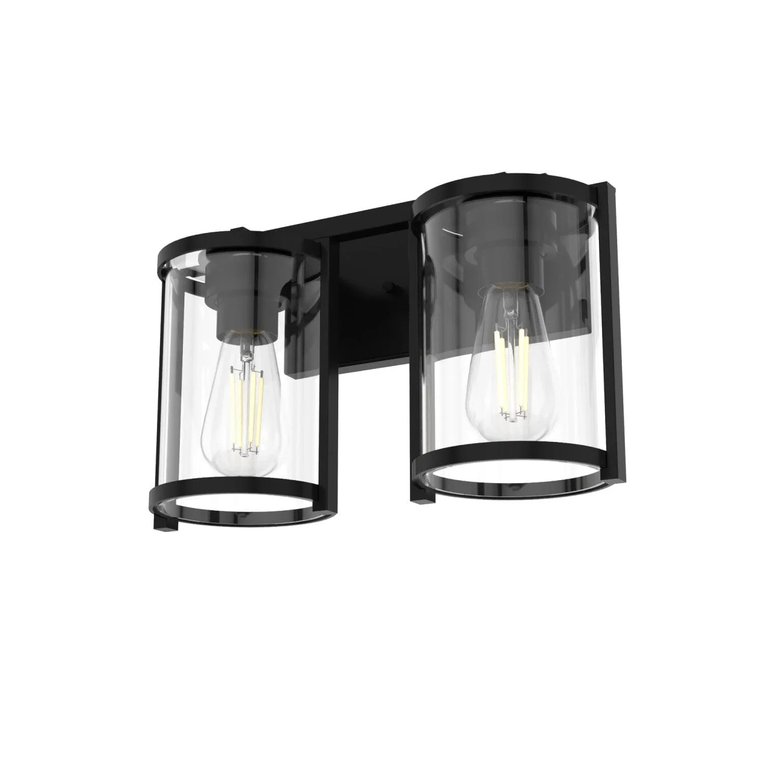 Astwood Two Light Bathroom Vanity in Brushed Nickel