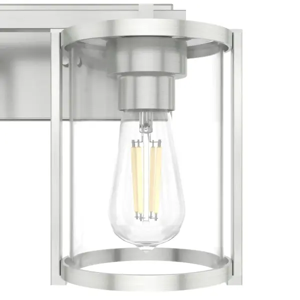 Astwood Two Light Bathroom Vanity in Brushed Nickel - Image 16