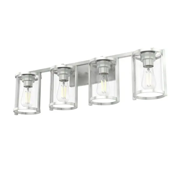 Astwood Four Light Bathroom Vanity in Brushed Nickel - Image 1