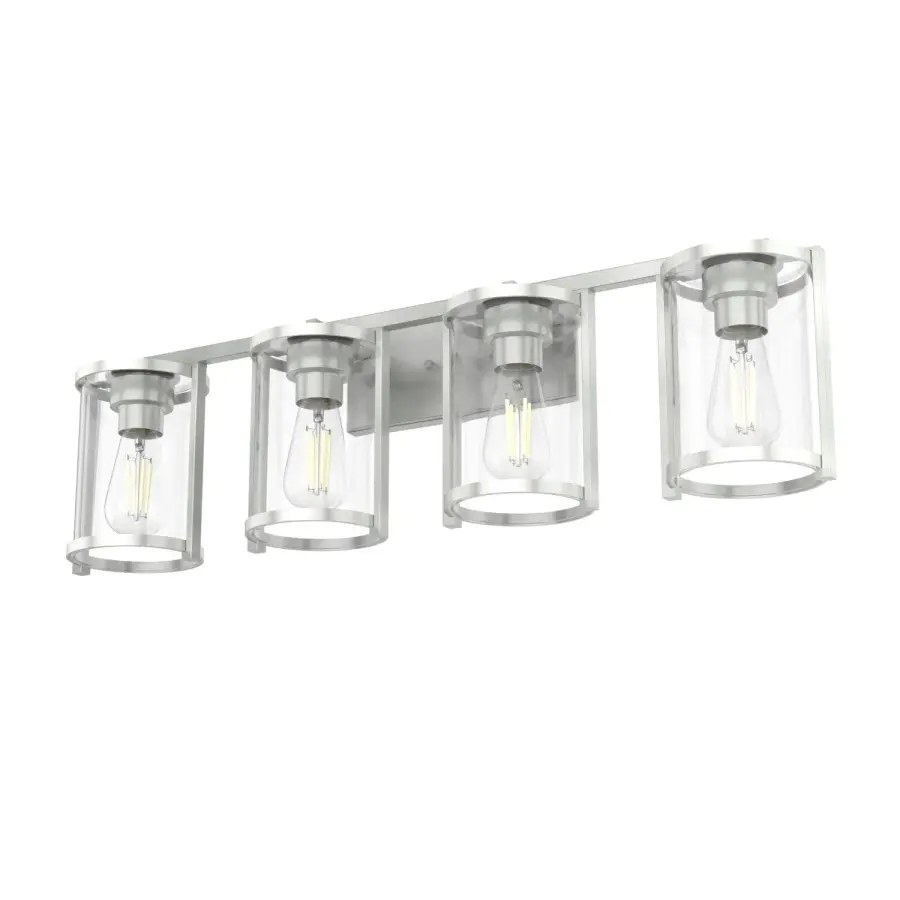 Astwood Four Light Bathroom Vanity in Brushed Nickel - Image 1
