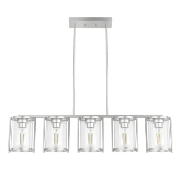 Astwood Five Light Linear Chandelier in Matte Black - Image 18