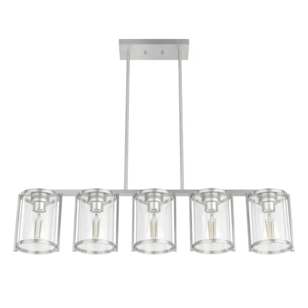 Astwood Five Light Linear Chandelier in Matte Black - Image 21