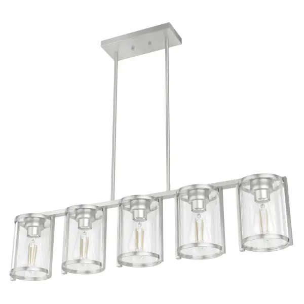 Astwood Five Light Linear Chandelier in Matte Black - Image 24
