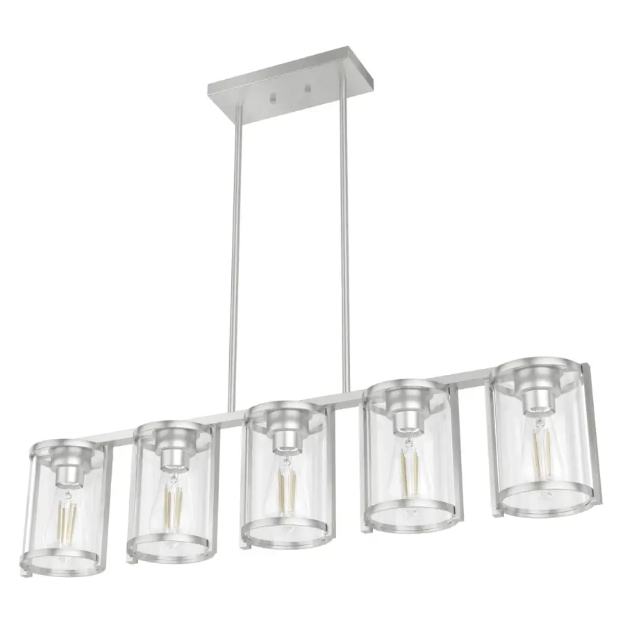 Astwood Five Light Linear Chandelier in Matte Black - Image 24