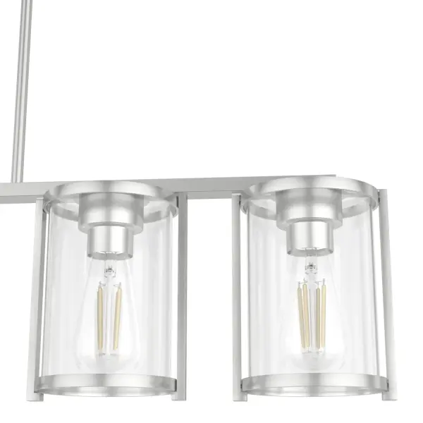 Astwood Five Light Linear Chandelier in Matte Black - Image 27