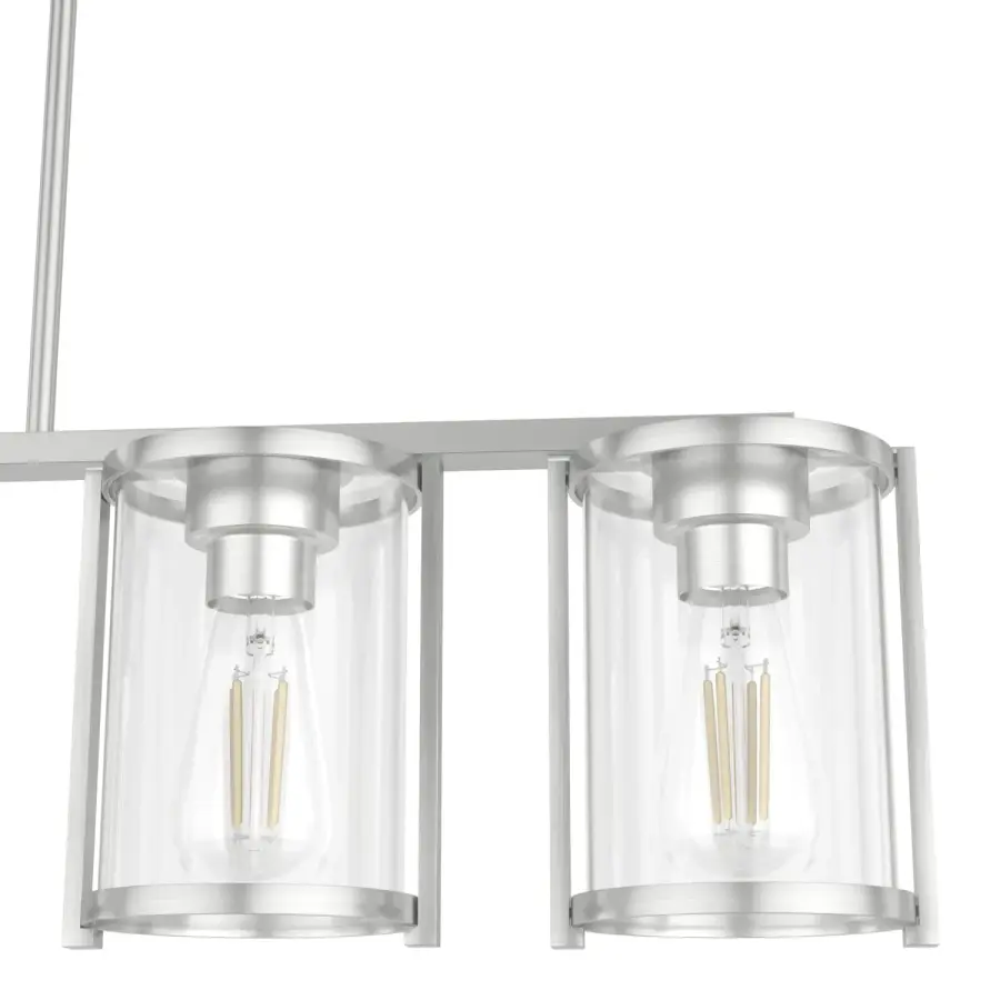 Astwood Five Light Linear Chandelier in Matte Black - Image 27