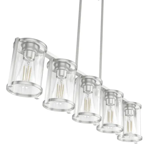 Astwood Five Light Linear Chandelier in Matte Black - Image 30