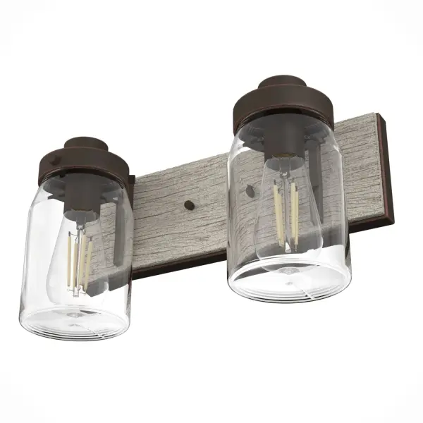 Devon Park Two Light Bathroom Vanity in Brushed Nickel - Image 13