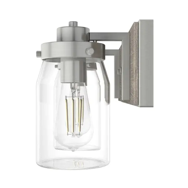 Devon Park Two Light Bathroom Vanity in Brushed Nickel - Image 14