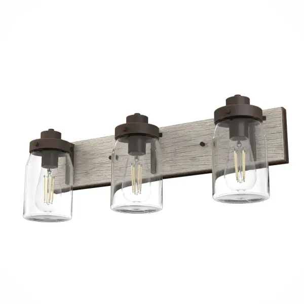 Devon Park Three Light Bathroom Vanity in Brushed Nickel - Image 11