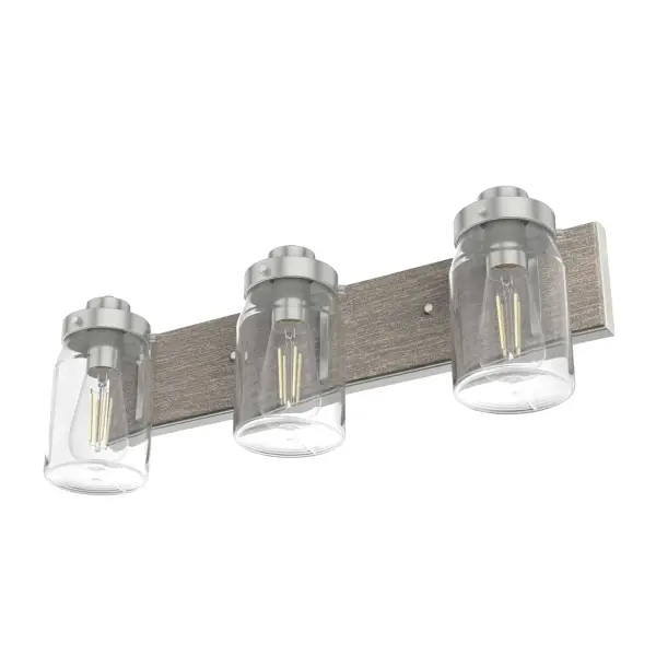 Devon Park Three Light Bathroom Vanity in Brushed Nickel - Image 12