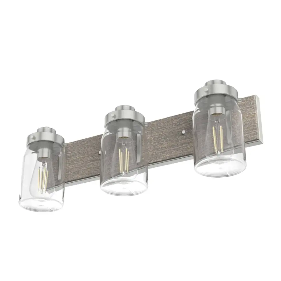 Devon Park Three Light Bathroom Vanity in Brushed Nickel - Image 12
