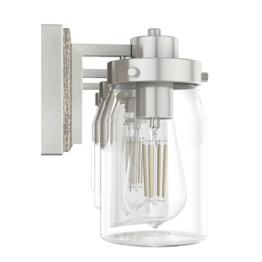 Devon Park Three Light Bathroom Vanity in Brushed Nickel - Image 14
