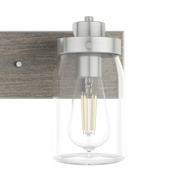 Devon Park Three Light Bathroom Vanity in Brushed Nickel - Image 16