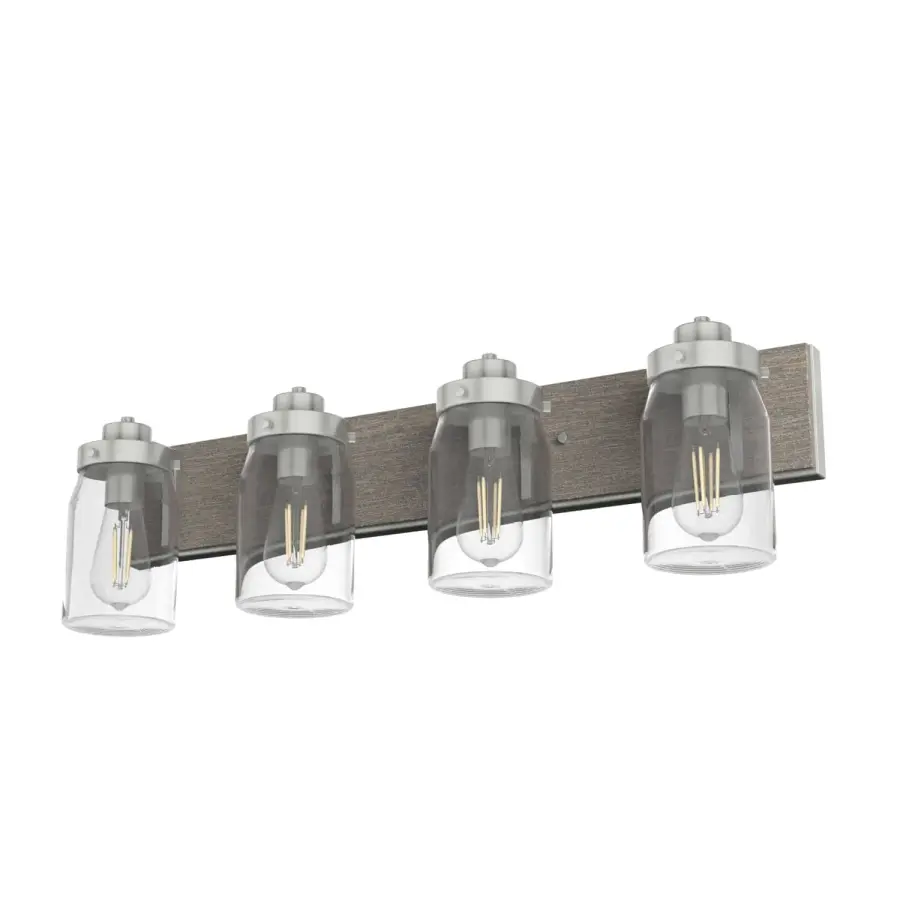 Devon Park Four Light Bathroom Vanity in Onyx Bengal - Image 11
