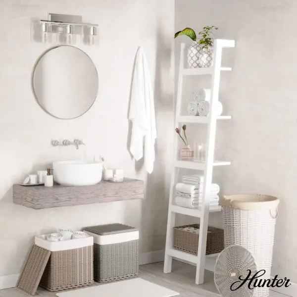 Kerrison Three Light Bathroom Vanity in Natural Black Iron - Image 4