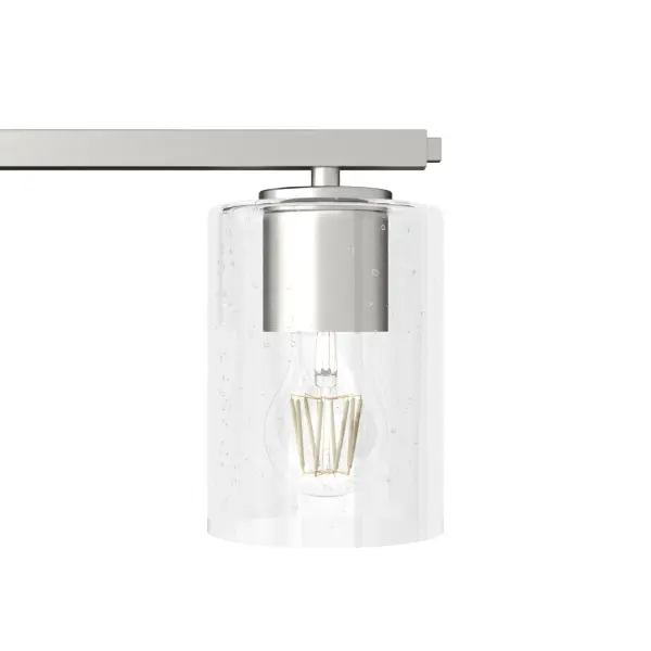 Kerrison Four Light Bathroom Vanity in Brushed Nickel - Image 15