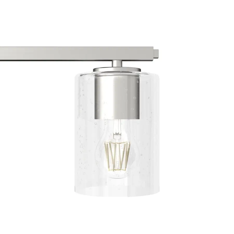 Kerrison Four Light Bathroom Vanity in Brushed Nickel - Image 15