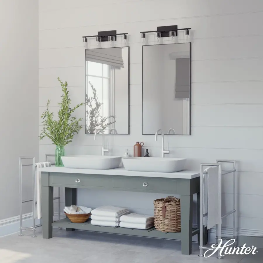 Kerrison Four Light Bathroom Vanity in Brushed Nickel - Image 3