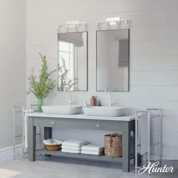 Kerrison Four Light Bathroom Vanity in Brushed Nickel - Image 4
