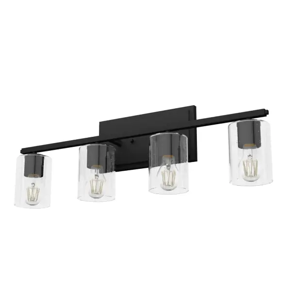 Kerrison Four Light Bathroom Vanity in Brushed Nickel - Image 10