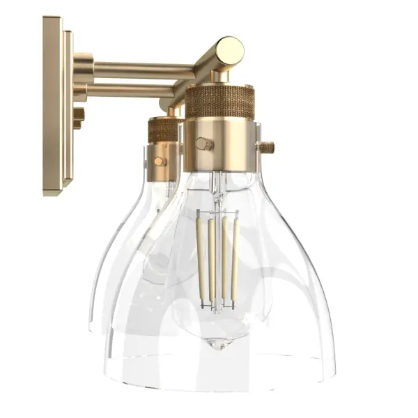 Van Nuys Two Light Bathroom Vanity in Alturas Gold - Image 14