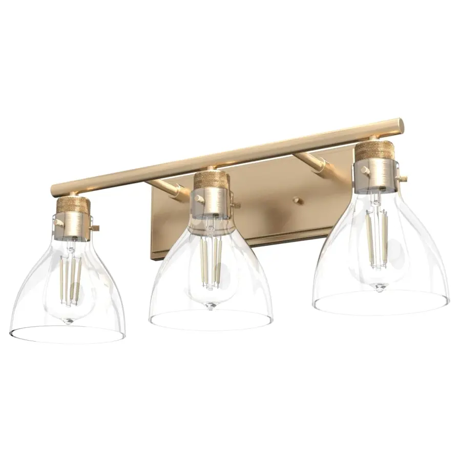 Van Nuys Three Light Bathroom Vanity in Brushed Nickel - Image 15